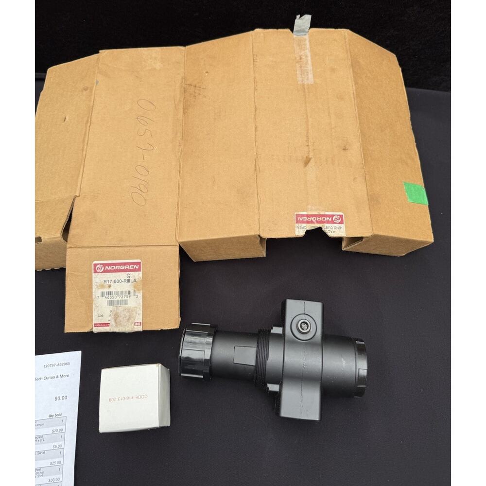 NORGREN R17-800-RNLA PNEUMATIC Valve COMPRESSED Air Regulator In Box! Untested